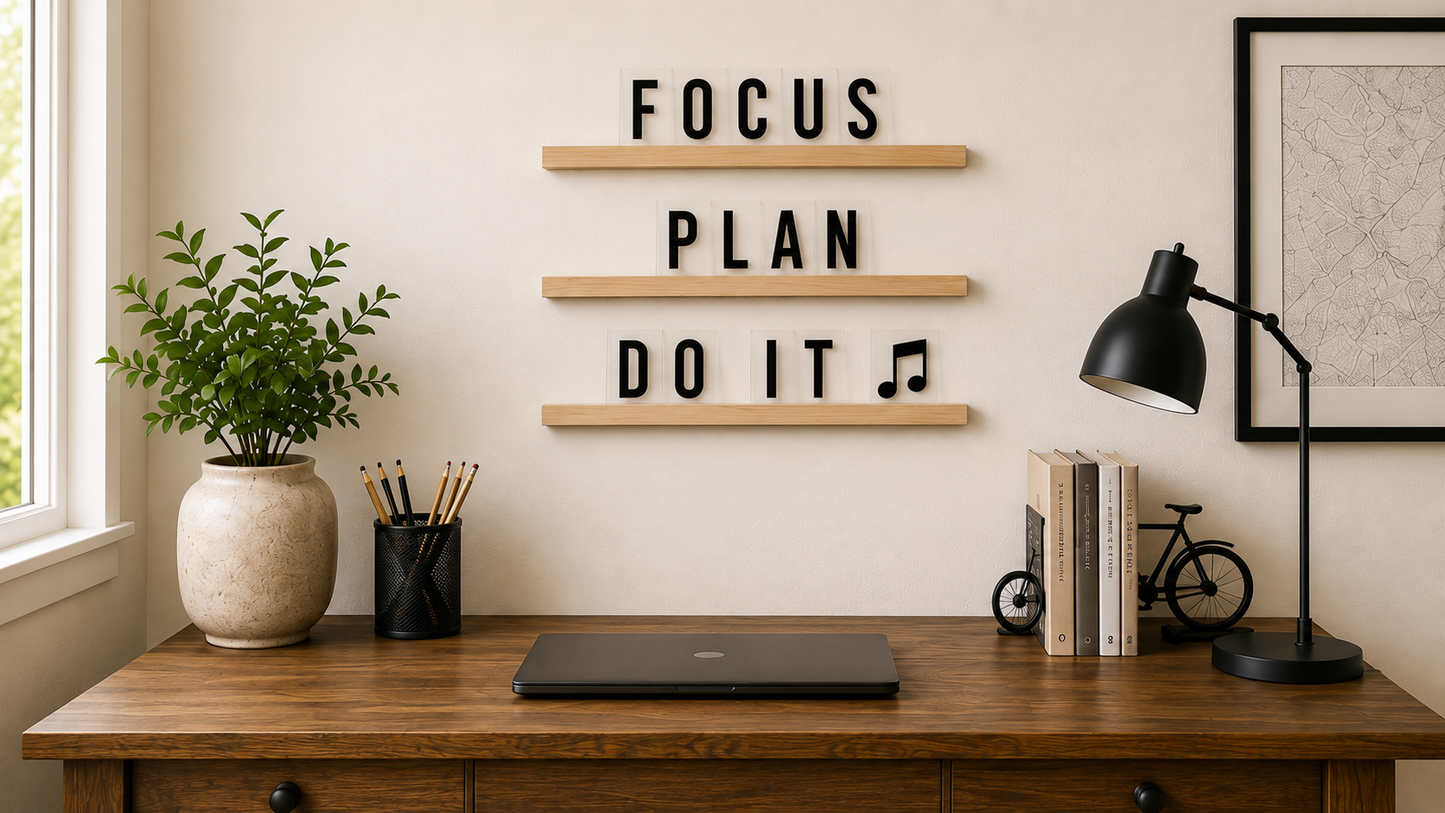 Letter Ledges – A Display for Every Space