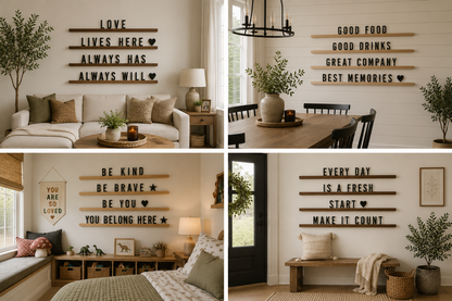 Letter Ledges for Every Moment