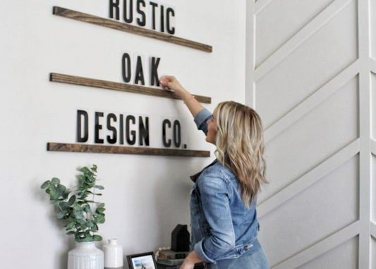 Letter Ledges – A Display for Every Space