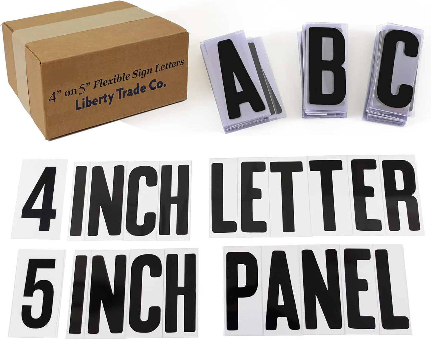 XL Letterboard: 4in Letters, Statement Shelves, Customizable Quote Sign