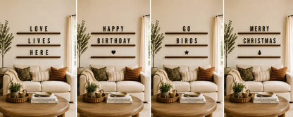 Letter Ledges – A Display for Every Space