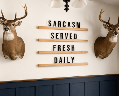 Letter Ledges – A Display for Every Space